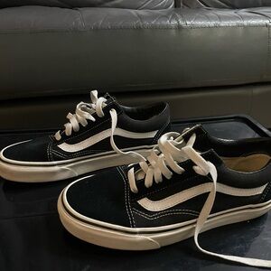 Black and White Old Skool Vans